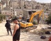 الاحتلال يهدم منزلا في مراح معلا جنوب بيت لحم