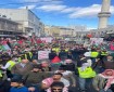 آلاف الأردنيين يشاركون في مسيرة دعما للشعب الفلسطيني