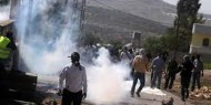 الاحتلال يقمع مسيرة نعلين السلمية في رام الله