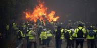 مواجهات بين ملثمين والشرطة الفرنسية خلال مظاهرات مناهضة لـ"مخطط ماكرون"