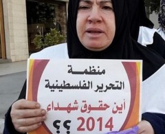 اعتصام لأهالي شهداء عدوان 2014 للمطالبة بإنهاء معاناتهم