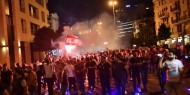 الشرطة اللبنانية تطلق الرصاص المطاطي صوب المتظاهرين في بيروت