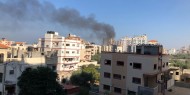 طائرات الاحتلال تستهدف شقة سكنية غرب غزة