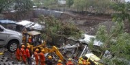 الهند: مصرع 17 شخصًا إثر انهيار جدار بسبب الأمطار