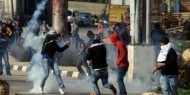 فيديو|| اندلاع مواجهات بين شبان وقوات الاحتلال في مخيم الجلزون