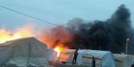حريق يقتل 3 أطفال في مخيم لاجئين غرب بغداد