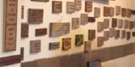 صور|| افتتاح معرض فرحان.. وحفر شعر محمود درويش على الخشب في عمان