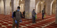 توافد المصلين لأداء صلاة الجمعة في المسجد الأقصى المبارك