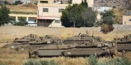 صور|| آليات عسكرية إسرائيلية تتمركز في قريتي تياسير والعقبة بالأغوار