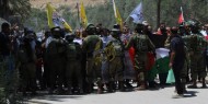صور|| الاحتلال يقمع مسيرة سلمية في أريحا