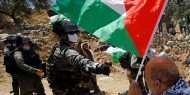 إصابات خلال قمع الاحتلال مسيرة سلمية في نابلس
