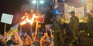 فيديو|| تظاهرات ضد نتنياهو في تل أبيب والقدس