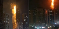 الإمارات: حريق ضخم في سوق شعبي بعجمان