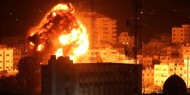 صور|| إصابات إثر قصف طيران الاحتلال لعدة أهداف في قطاع غزة