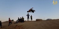 خاص بالفيديو|| "زعرب".. لاعب باركور يتألق في غزة ويتطلع إلى العالمية