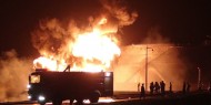 بالفيديو|| حريق مروع بالمنطقة الصناعية في عكا