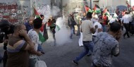 قوات الاحتلال تقمع مسيرة بيت دجن شرق نابلس