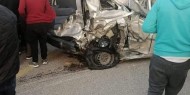 بالصور|| مصرع شاب وإصابة 4 في حادث سير غرب الخليل