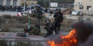4 إصابات بالرصاص والعشرات بالاختناق خلال قمع الاحتلال لمسيرة بيت دجن