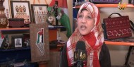 فيديو وصور|| سوسن الخليلي.. فلسطينية تتغلب على اعاقتها من خلال الرسم التراثي على الزجاج
