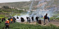 إصابتان بالرصاص والعشرات بالاختناق خلال مواجهات مع الاحتلال في بيتا جنوب نابلس
