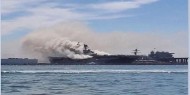 البحرية البريطانية: انفجار سفينة نقل في خليج عمان