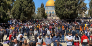  50 ألفا أدوا صلاة الجمعة في المسجد الأقصى