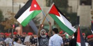 آلاف الأردنيين يتظاهرون نصرة للشعب الفلسطيني