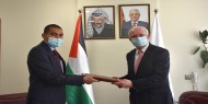 المالكي يتسلم أوراق اعتماد ممثل الجمهورية الهندية لدى فلسطين
