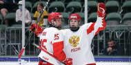 المنتخب الروسي يحصل علي الميدالية الفضية في بطولة العالم لهوكي الجليد