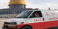 الهلال الأحمر: إصابات في صفوف طواقمنا العاملة في محيط المسجد الاقصى