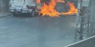 بالصور|| إحراق سيّارات.. ومواجهات بين الشبان والشرطة الإسرائيلية في كفر قاسم