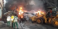 داخلية غزة: طواقم الدفاع المدني تواجه صعوبة في السيطرة على الحريق شمال القطاع