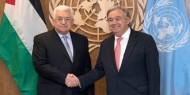 غوتيريش يؤكد للرئيس عباس أن جهودا مضاعفة تبذل لوقف إطلاق النار