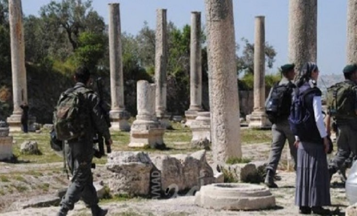 الاحتلال يغلق المنطقة الأثرية في سبسطية بدءا من الأحد المقبل