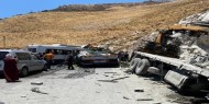 وفاتان وخمس إصابات في حادث سير شرق نابلس
