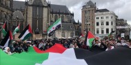 هولندا: مظاهرة طلابية مناصرة للشعب الفلسطيني
