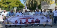 بالصور|| تيار الإصلاح ساحة غزة ينظم وقفة تضامنية مع الأسرى في سجون الاحتلال