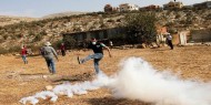 5 إصابات بالرصاص خلال قمع الاحتلال مسيرة بيت دجن شرق نابلس