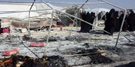 سوريا: إصابة عدد من النساء والأطفال جراء حريق في مخيم الهول