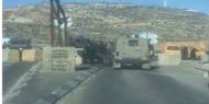 الاحتلال يغلق مدخل بلدة حزما شمال شرق القدس
