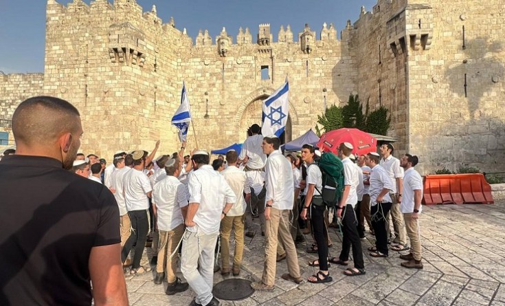 "مكان العبرية": 3 آلاف شرطي وجندي من حرس الحدود سيقومون بتأمين "مسيرة الأعلام"