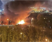 حريق ضخم في مجمع لوجستي إسرائيلي في حيفا