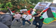 بالصور: التيار الإصلاحي في حركة فتح بساحة اليونان وقبرص يشارك في إحياء الذكرى ال75 للنكبة