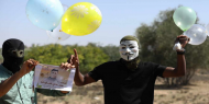 إطلاق دفعات من البالونات الحارقة نحو مستوطنات غلاف غزة