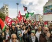 مظاهرة في تونس تطالب بتجريم الاحتلال ووقف العدوان