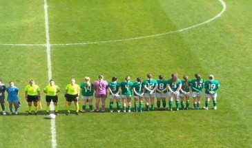 للمرة الـ2 خلال أسبوعين.. لاعبات فريق أيرلندا يدرن ظهورهن للملعب أثناء عزف النشيد الوطني الإسرائيلي