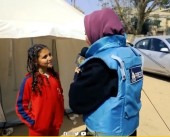 كاميرا «الكوفية» ترصد آراء النازحين في رفح حول المساعدات الإماراتية الخاصة بالمرأة والطفل